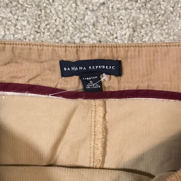 NWOT Banana Republic caramel Corduroy mini skirt - 6 - Picture 4 of 8